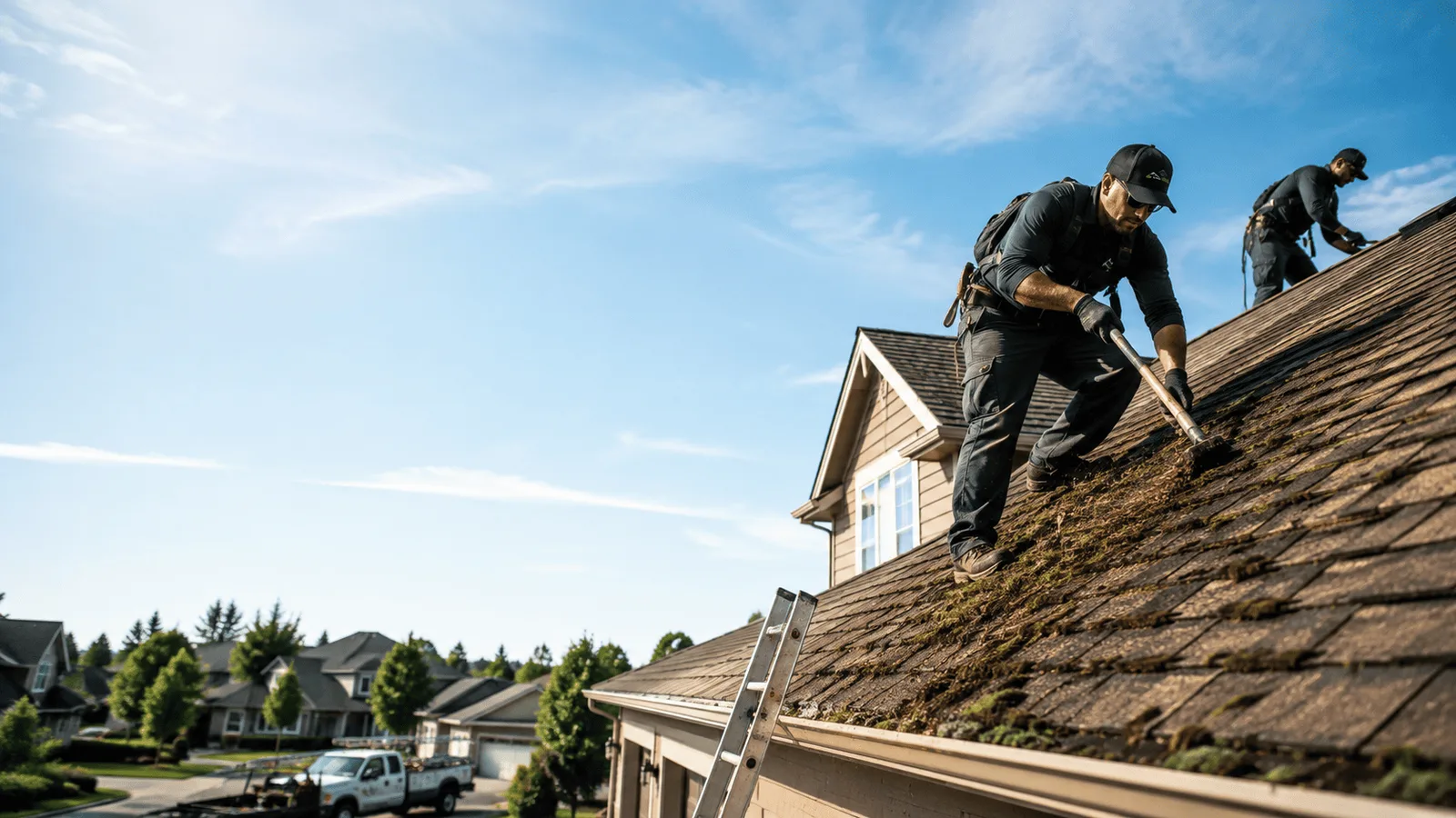 Roof Moss Removal in Denison, TX near me
